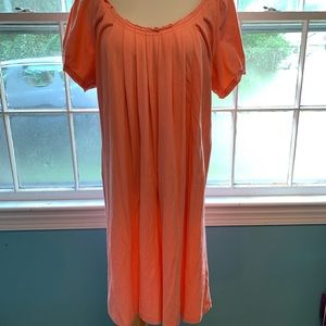J. Crew coral cotton dress